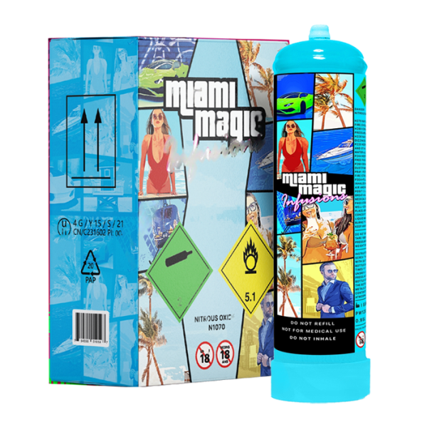 Miami Magic Infusions 580g N2O Cannister